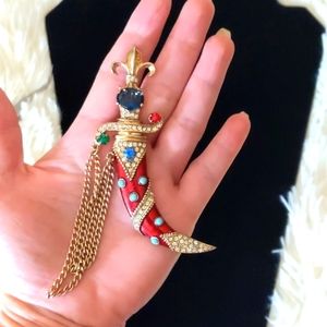 Vintage Sterling Silver Brooch